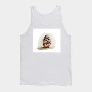 Owl with hat Tank Top